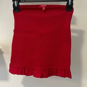 Red skirt